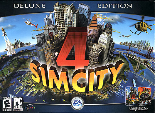 Sims City 4 Deluxe Edition - Box
