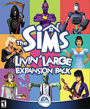 The Sims Expamsion : Livin' Large - Box