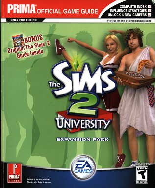 The Sims 2  University (expansion pack) - Box